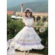 Yingluofu Rabbit Vine Story Grape-Themed Top Skirt and Choker Set(Pre-Made/Full Payment Without Shipping Cost)